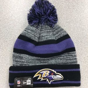 NFL authentic Baltimore Ravens one size fits all beanie or ski cap.